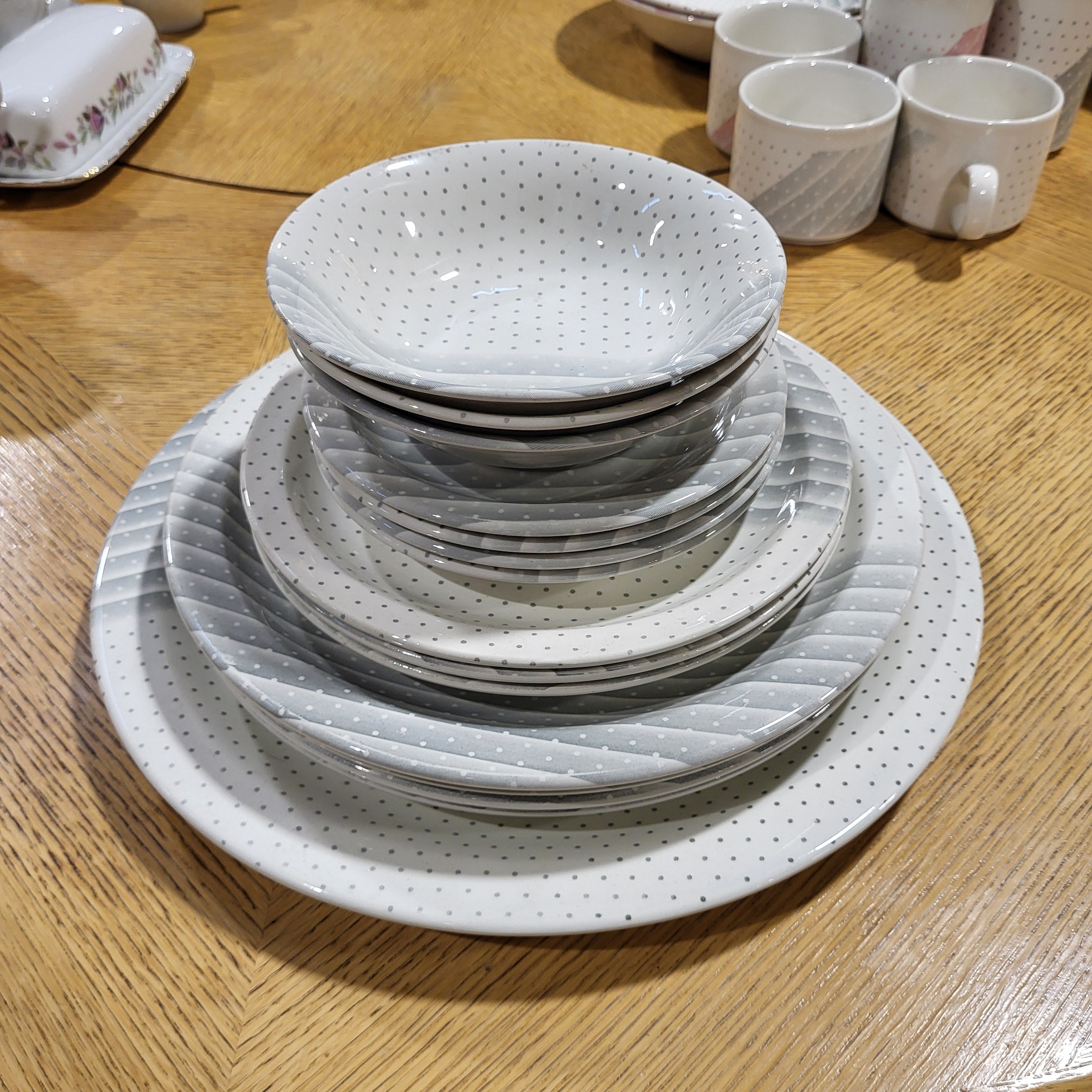 Set of 55 Churchill England Shades China Dinnerware
