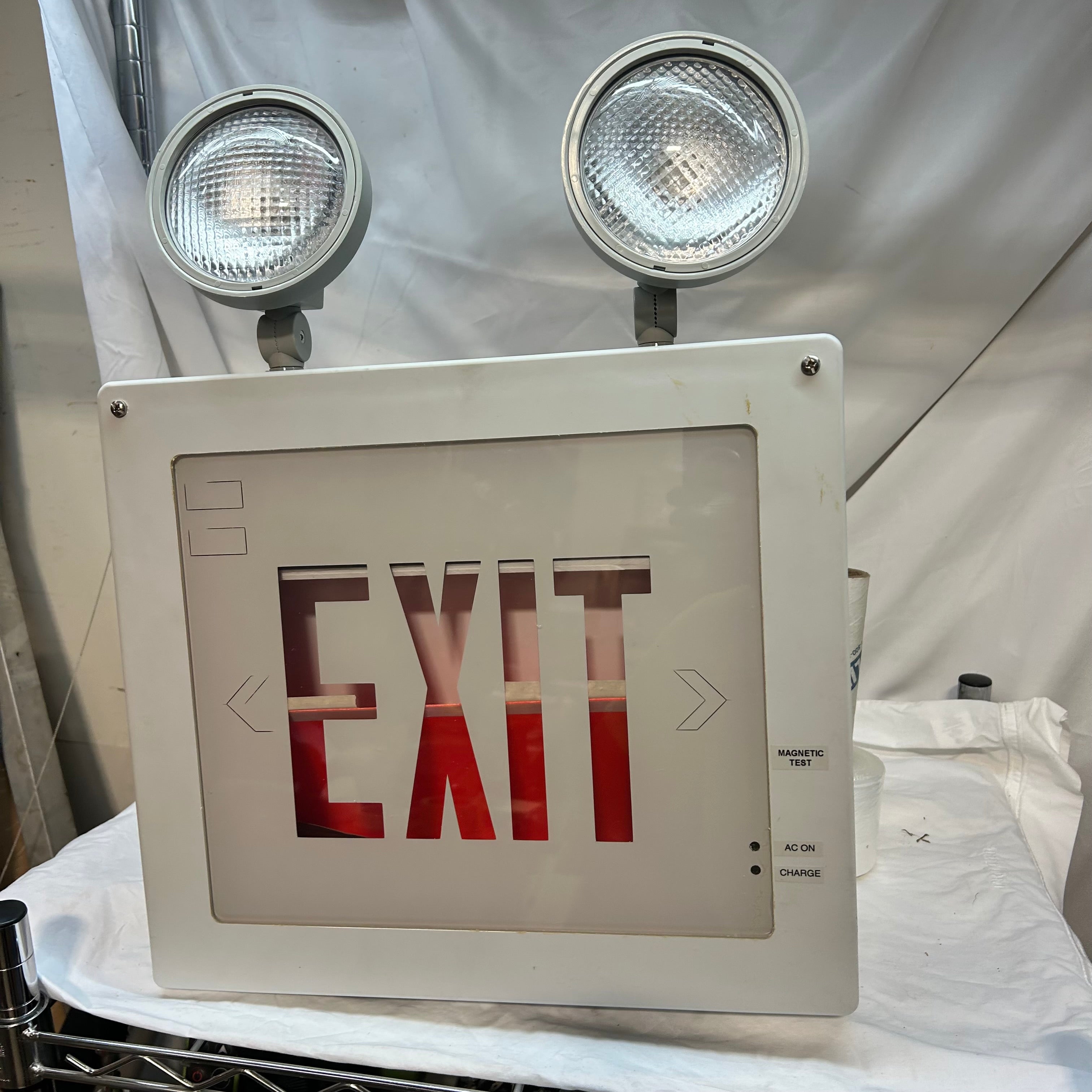 New Mule Emergency Exit Light 15"x 7"x20"