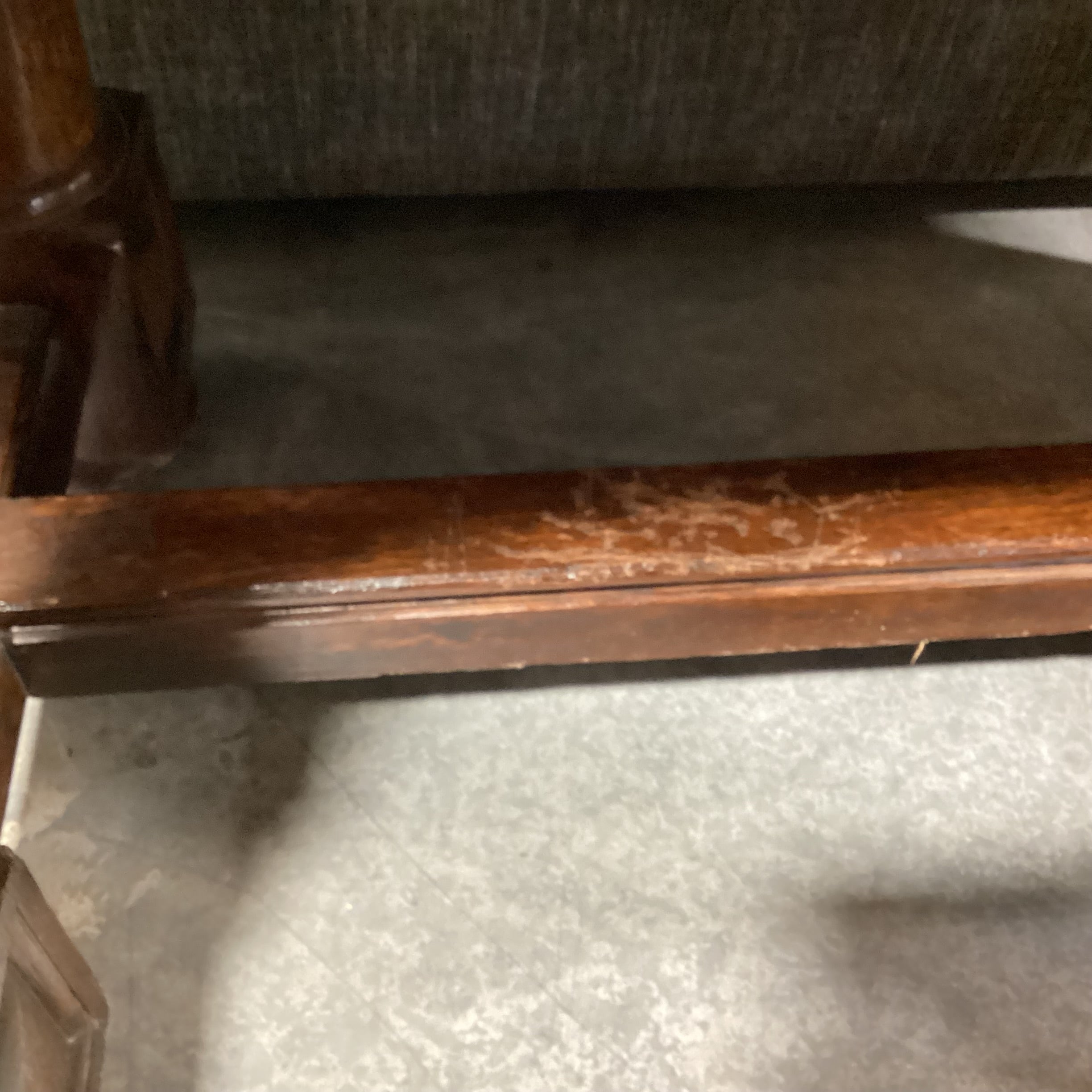 Carved Wood 2 Drawer with Ornate Legs & Trestle Sofa Table 72"x 24"x 36"