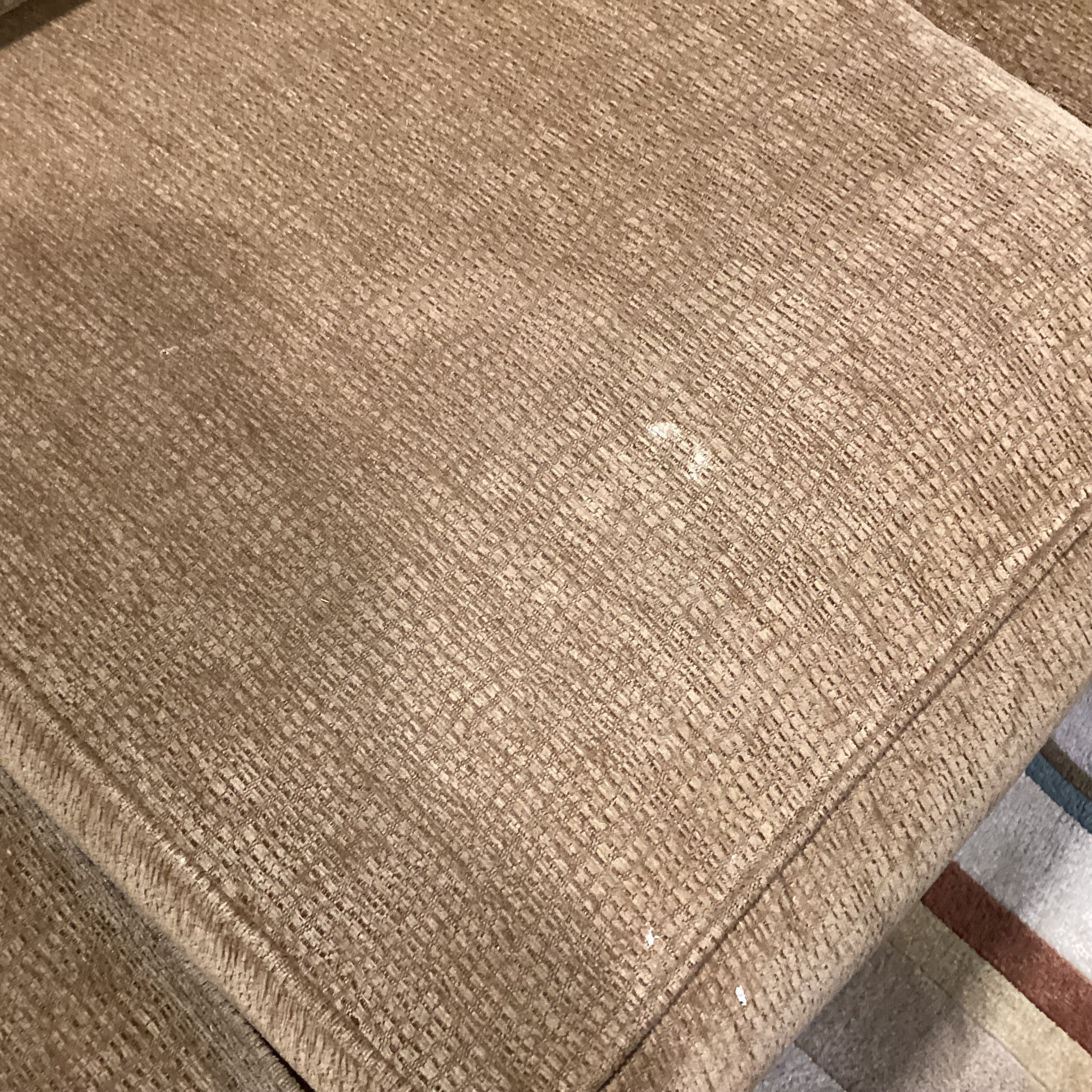 Woodmark a Howard Miller Co. Golden Texture Woven Chenille Down Mix 2 Piece Sectional 95"x 95"x 39"x 35"