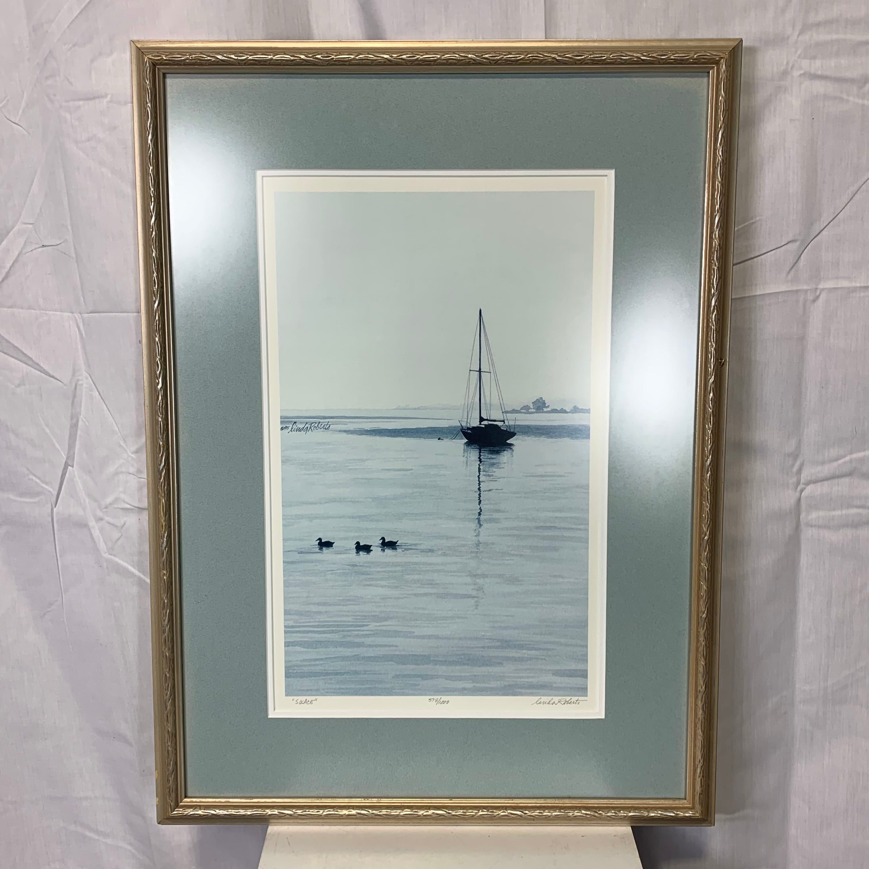 19"x 25.5" Solace by Linda Roberts Framed and Signed Print 578/1000