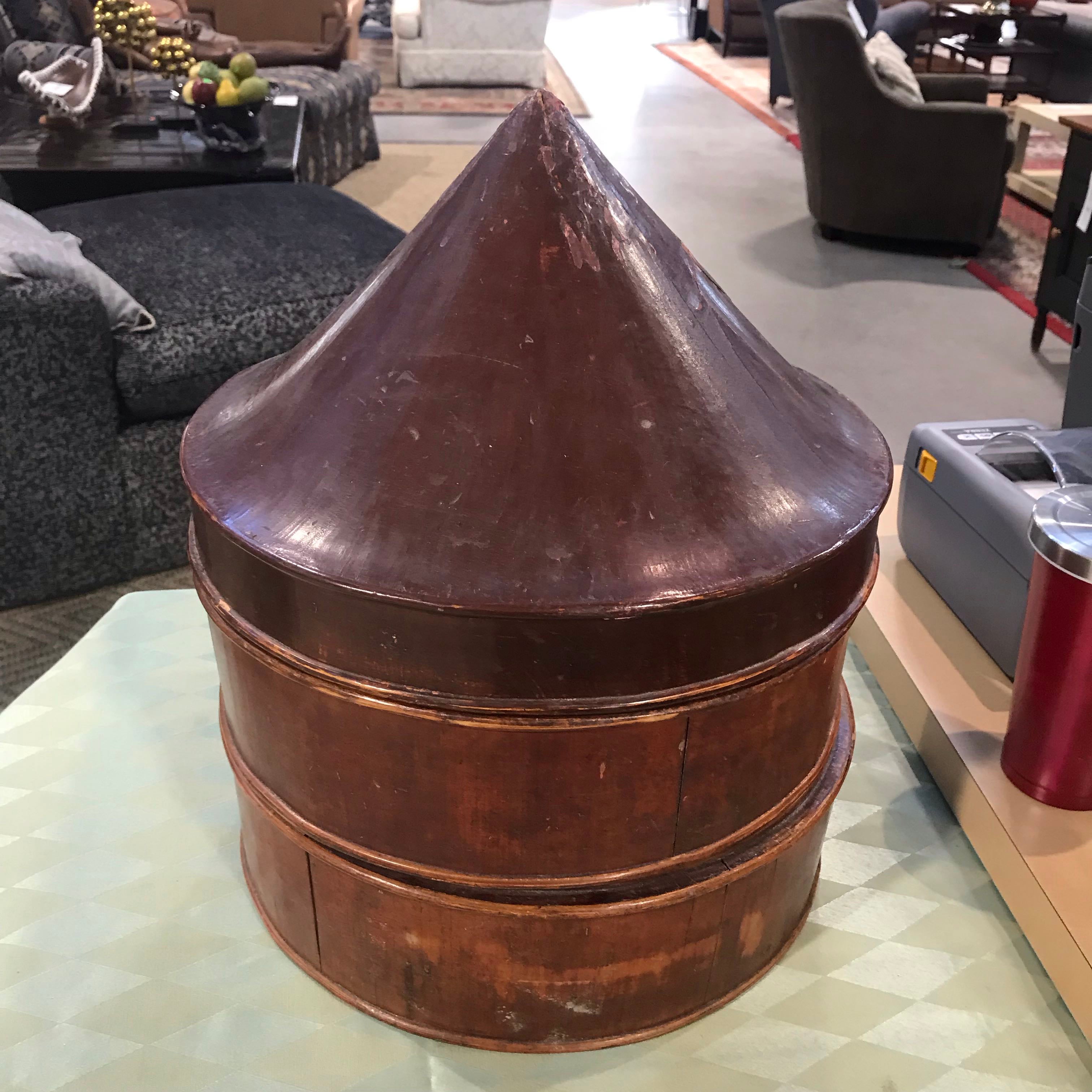 17 Vintage Chinese Hat Box — Habitat Roaring Fork