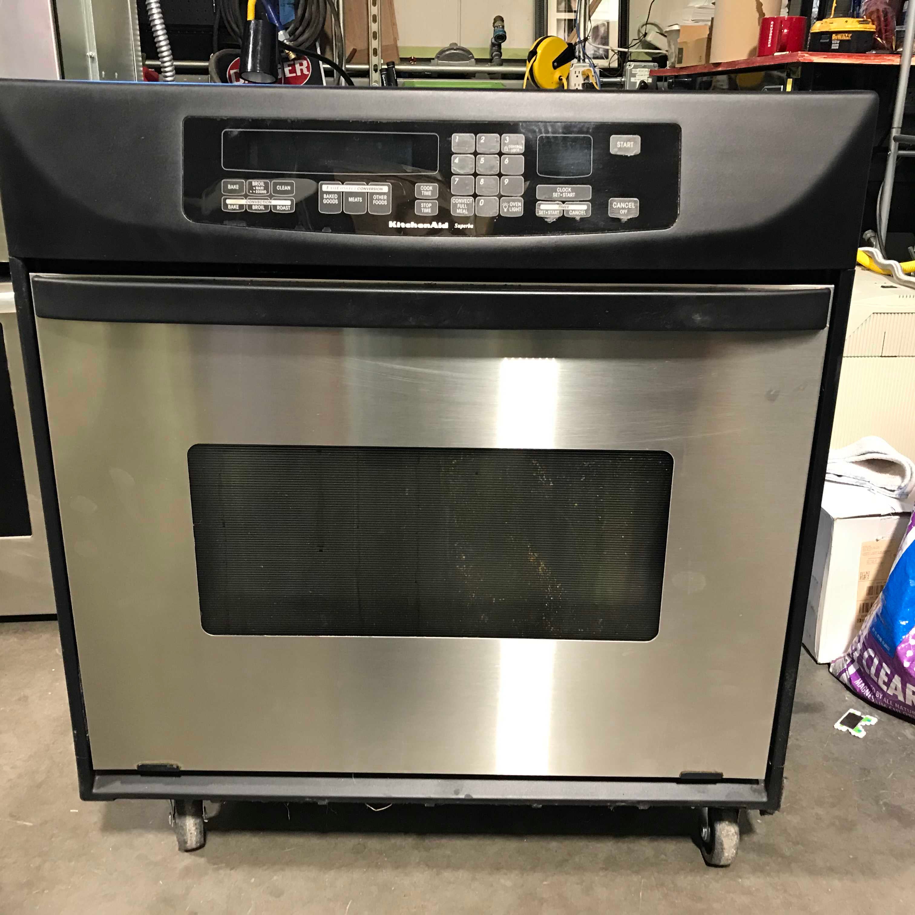 Stainless Steel KitchenAid Wall Oven