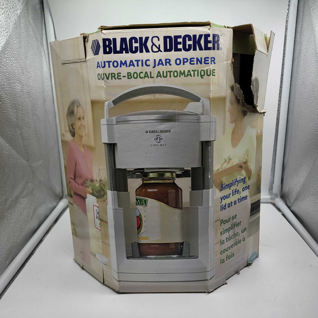 Black And Decker Automatic Jar Opener In Box Habitat Roaring