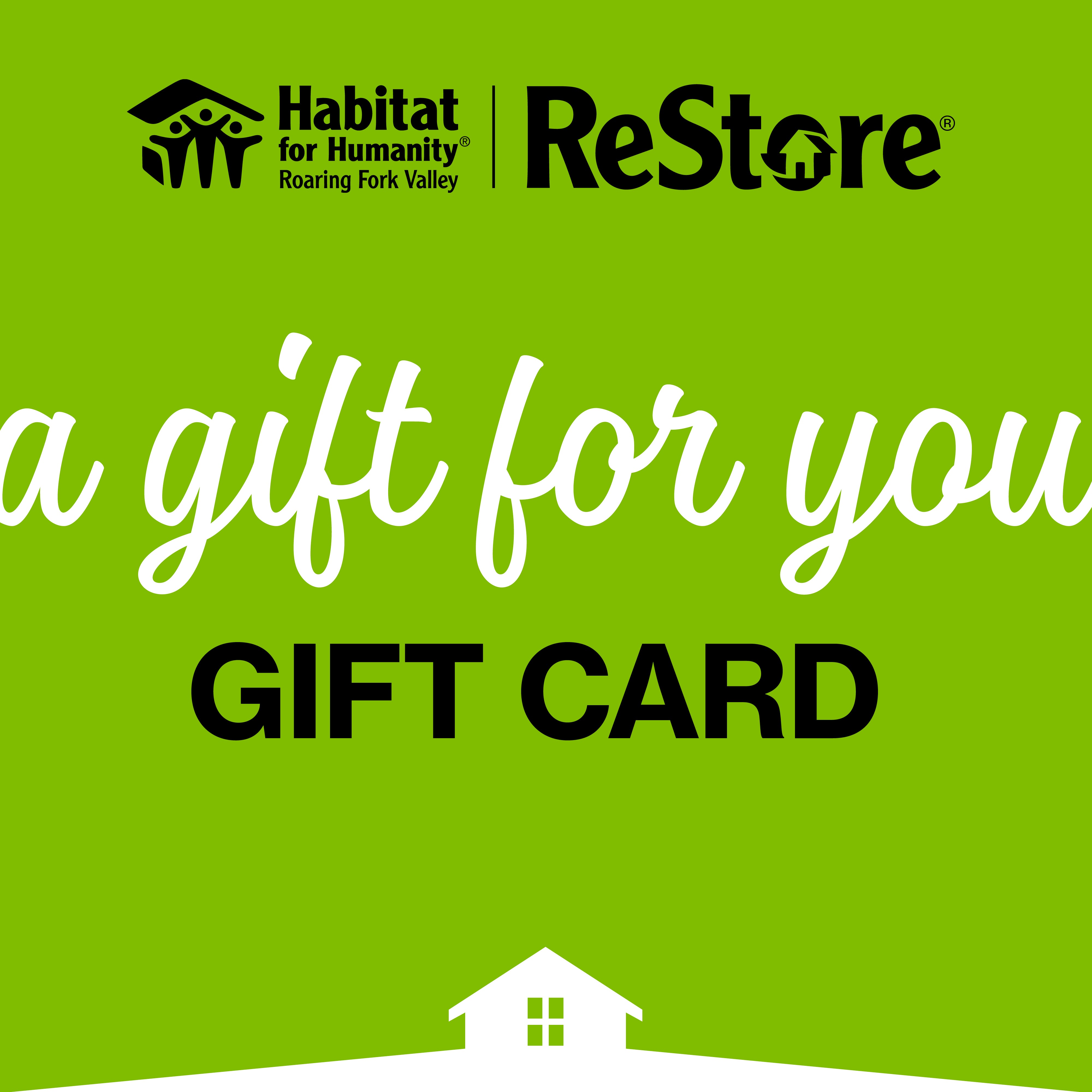 ReStore of the Roaring Fork Valley Gift Card