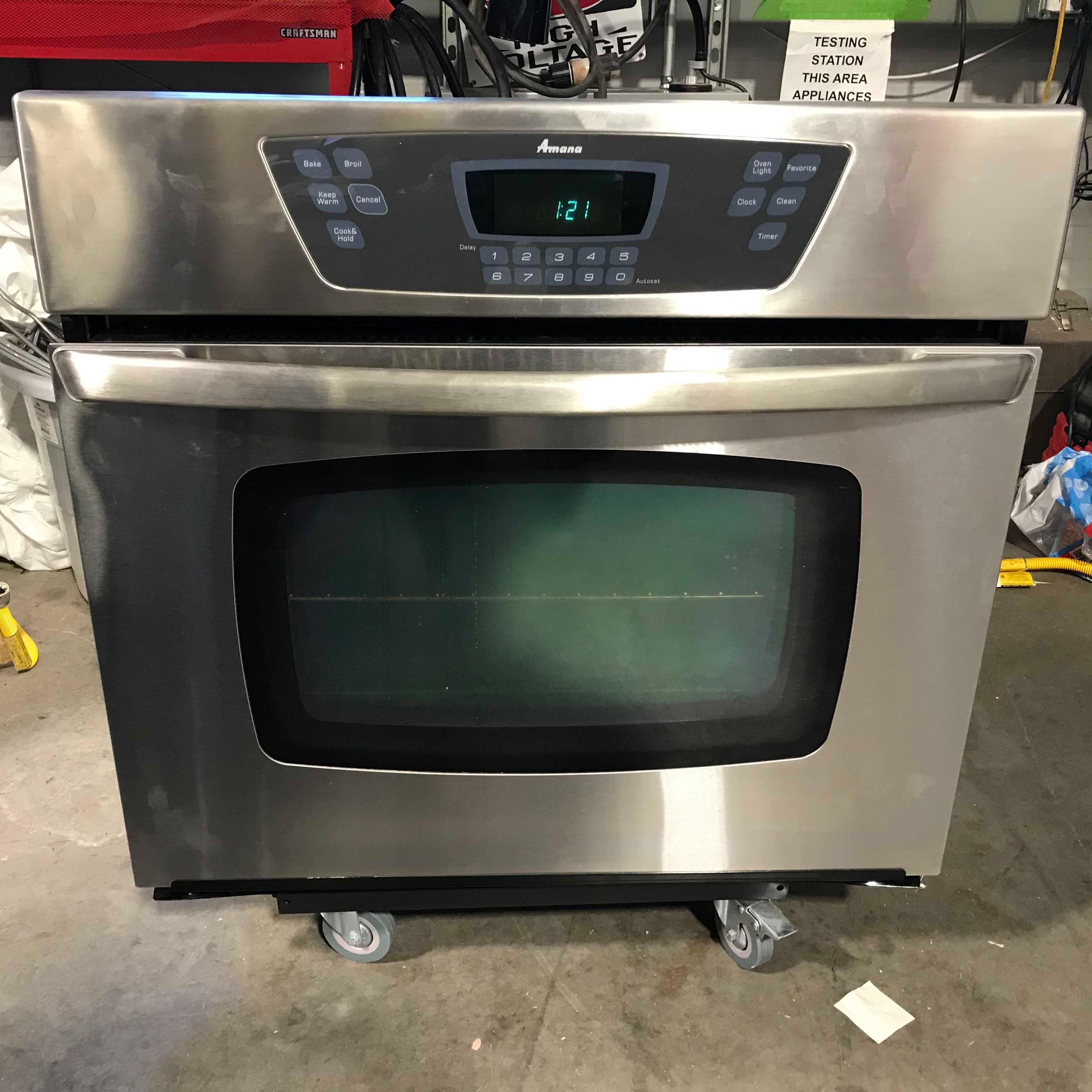 30"x 27"x 28" Stainless Steel Amana Wall Oven