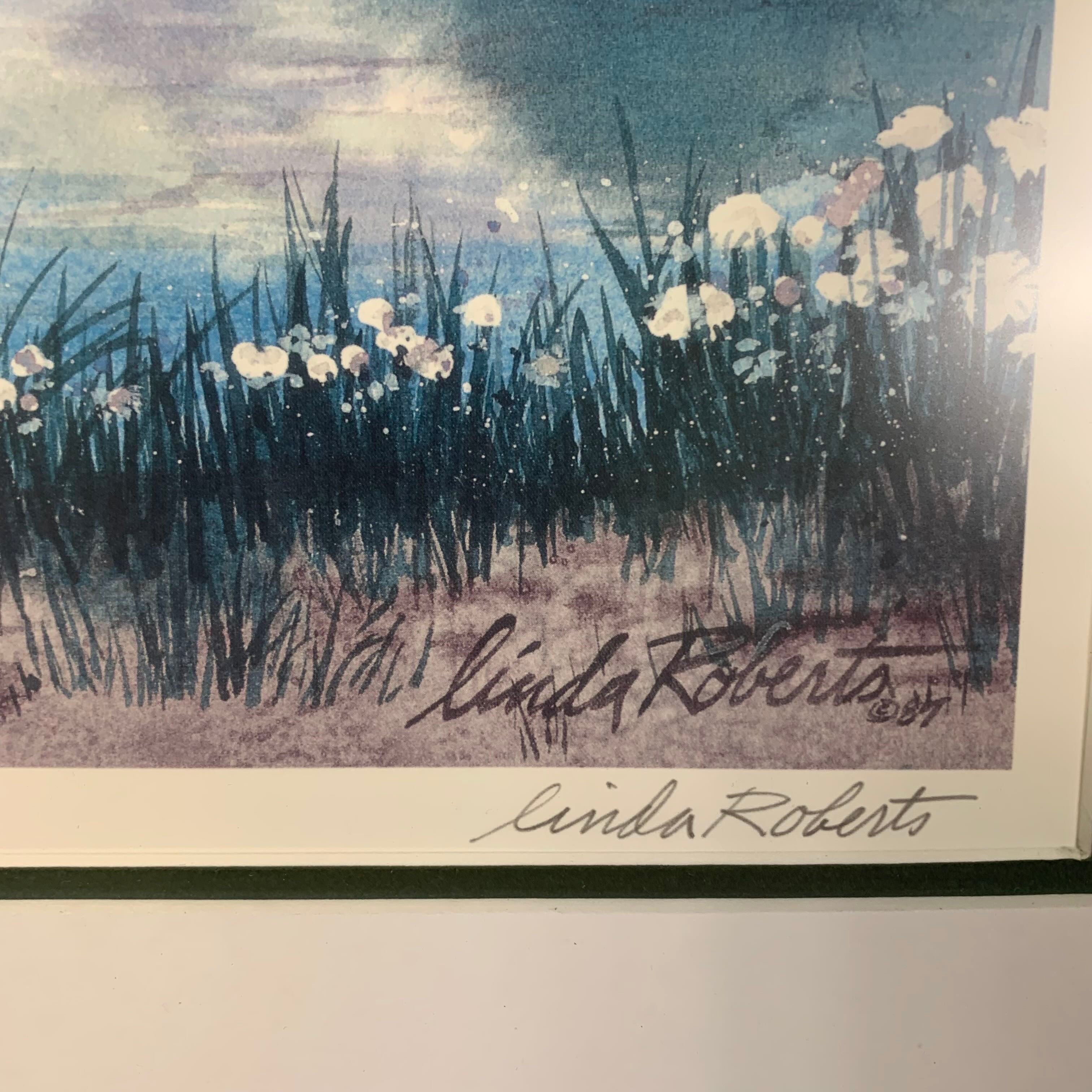 Mountain Meadow by Linda Roberts Framed and Signed Print 377/500